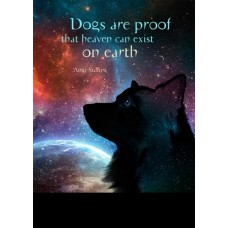 TREE FREE GREETING CARD DOGS HEAVEN